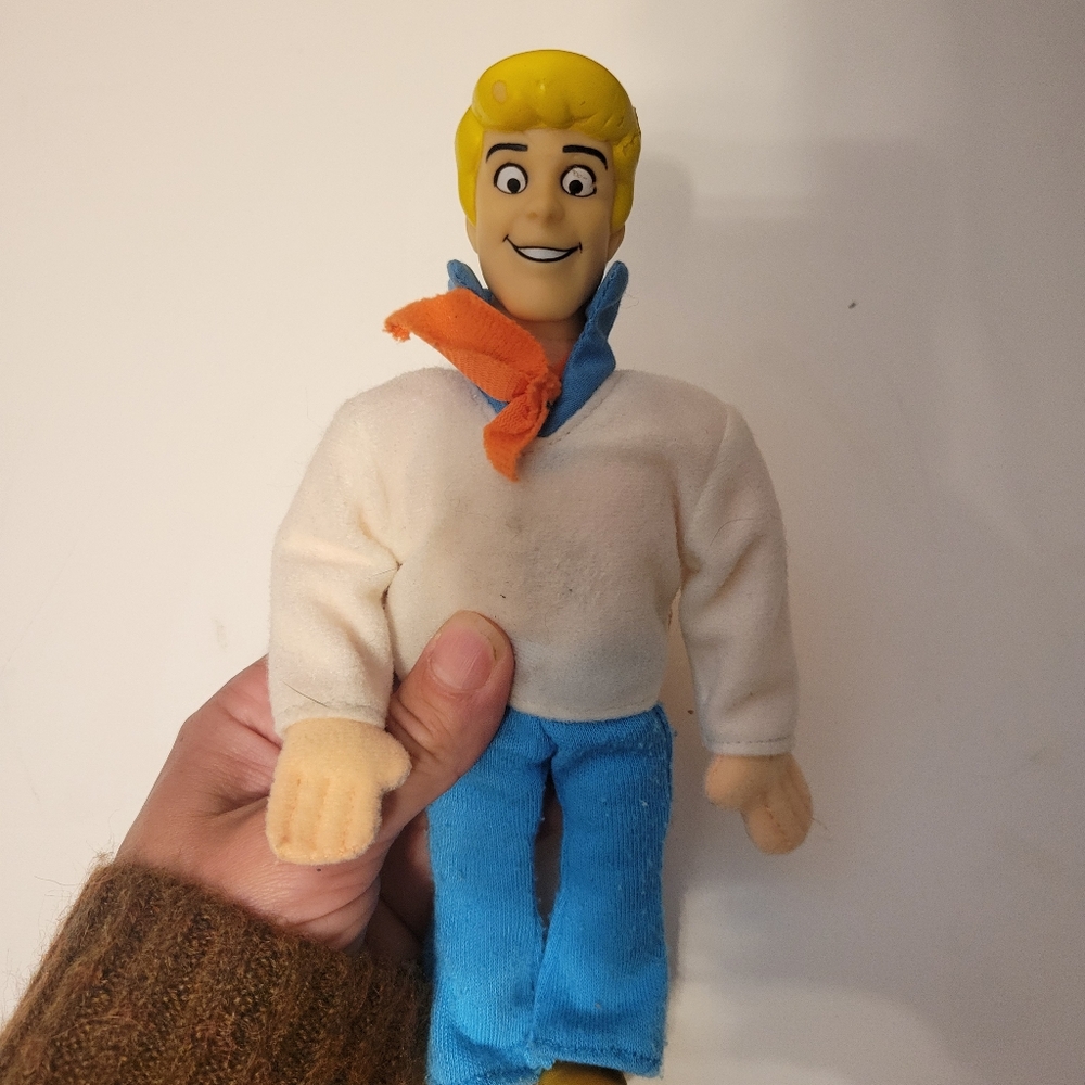 Vintage Cartoon Network Scooby Doo Fred Jones Bean Bag - GUC